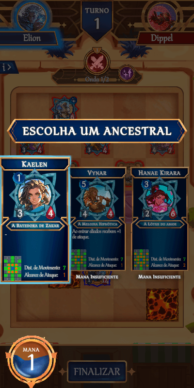 Gameplay da campanha do Forkant